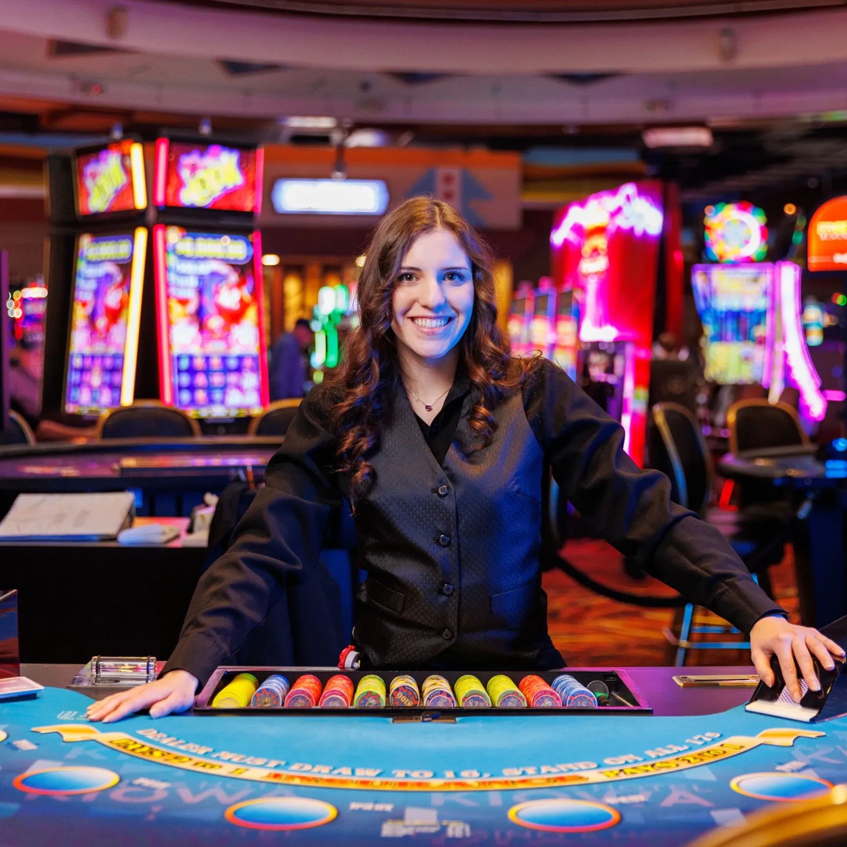 Poker room at Casino New Brunswick