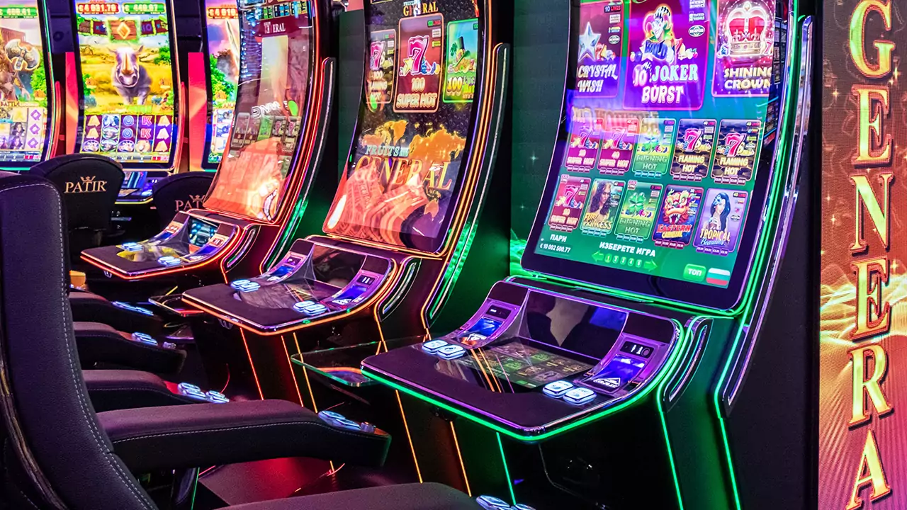 Slot machines at Casino New Brunswick